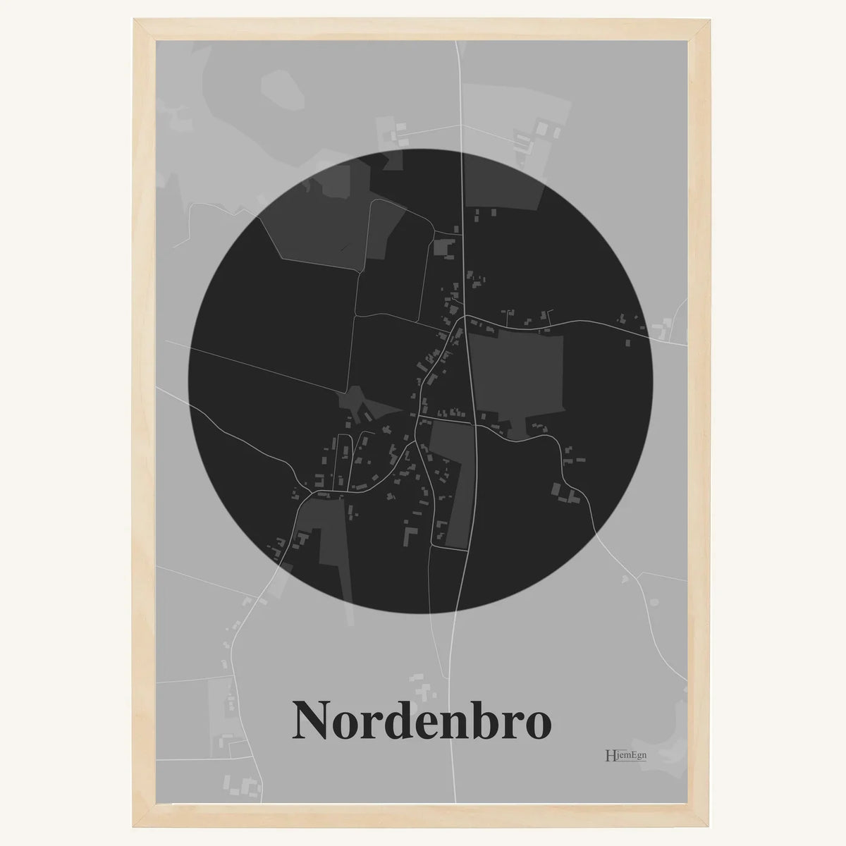 Nordenbro plakat – Centrum 2026 – Mørk grå