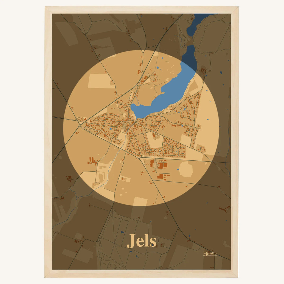 Jels plakat – Centrum 2026 – Lys pastel brun