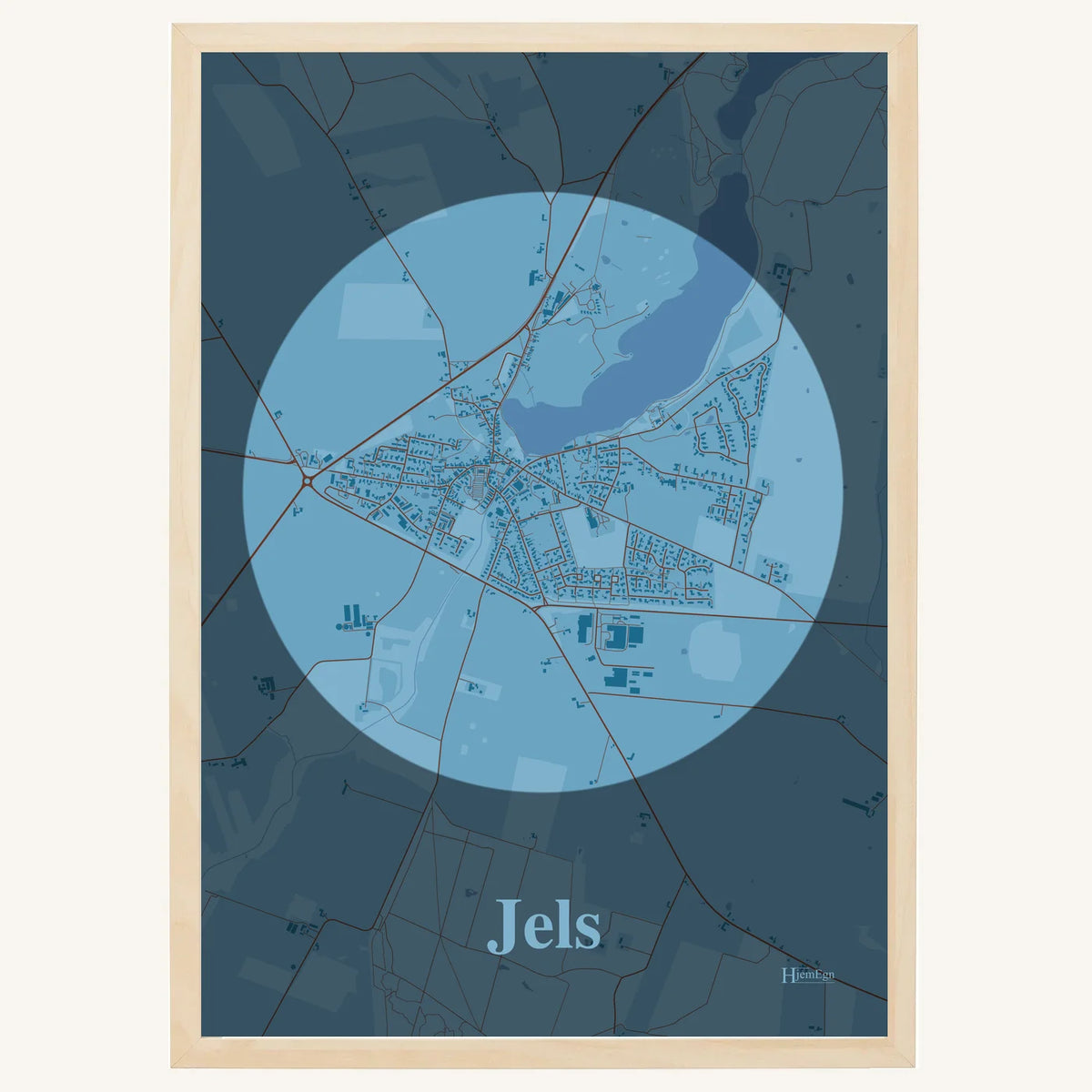 Jels plakat – Centrum 2026 – Lys pastel blå
