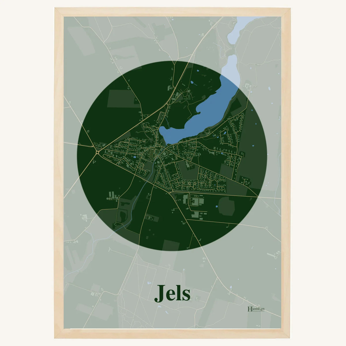 Jels plakat – Centrum 2026 – Mørk grøn