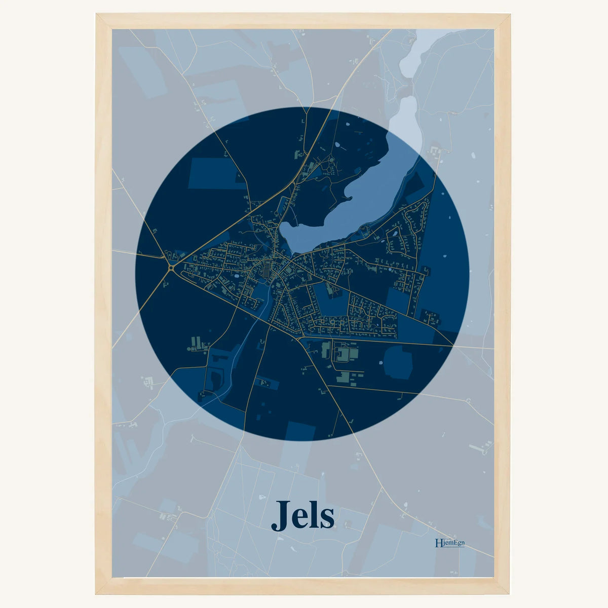 Jels plakat – Centrum 2026 – Mørk blå