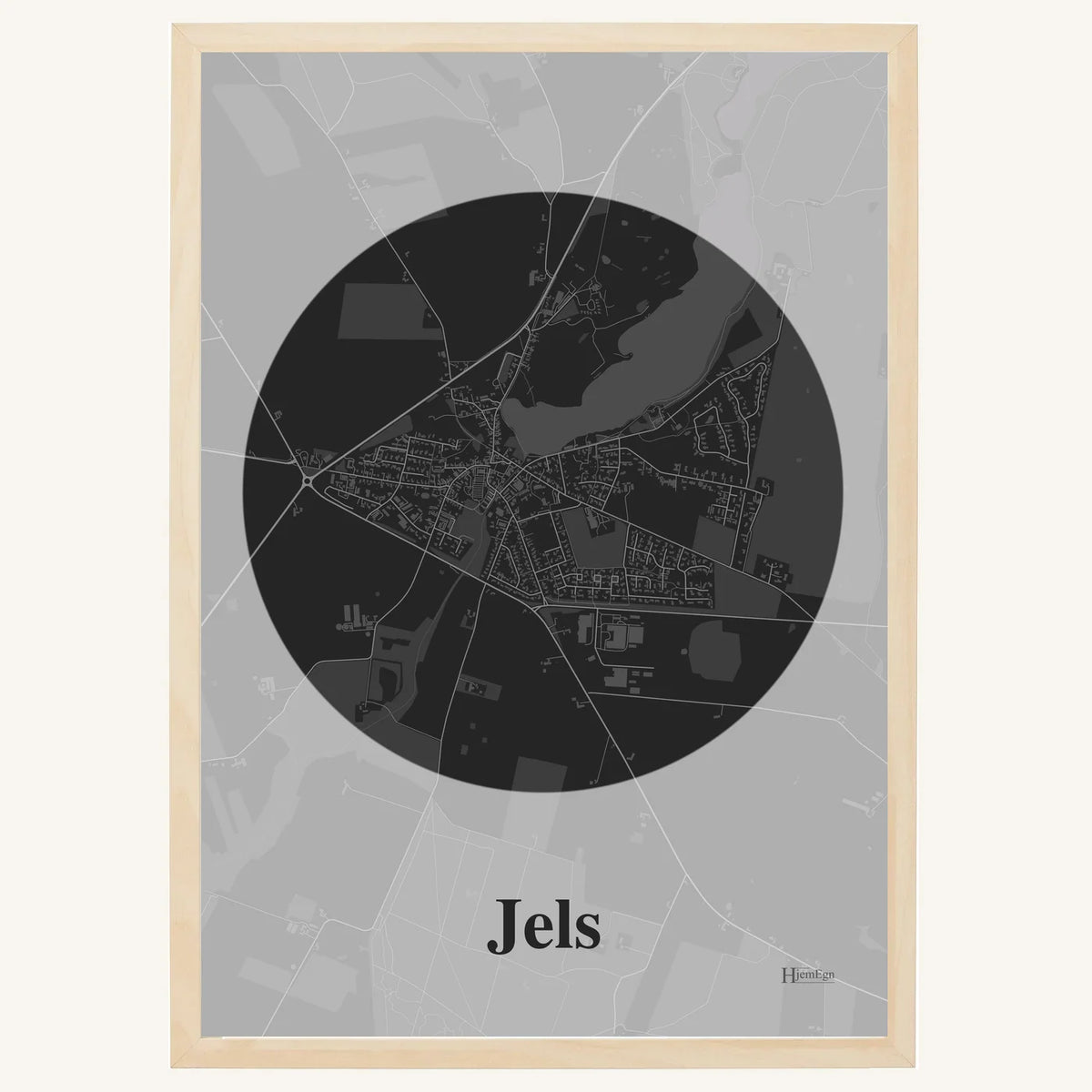 Jels plakat – Centrum 2026 – Mørk grå