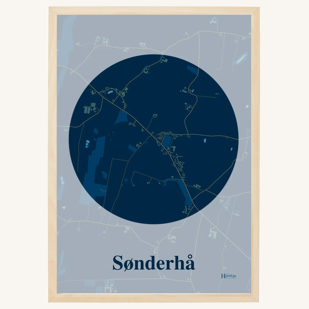 Sønderhå plakat – Centrum 2026 – Mørk blå