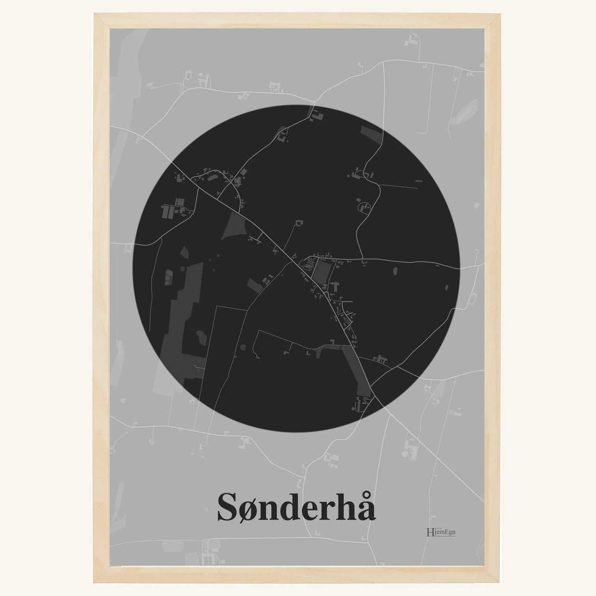 Sønderhå plakat – Centrum 2026 – Mørk grå