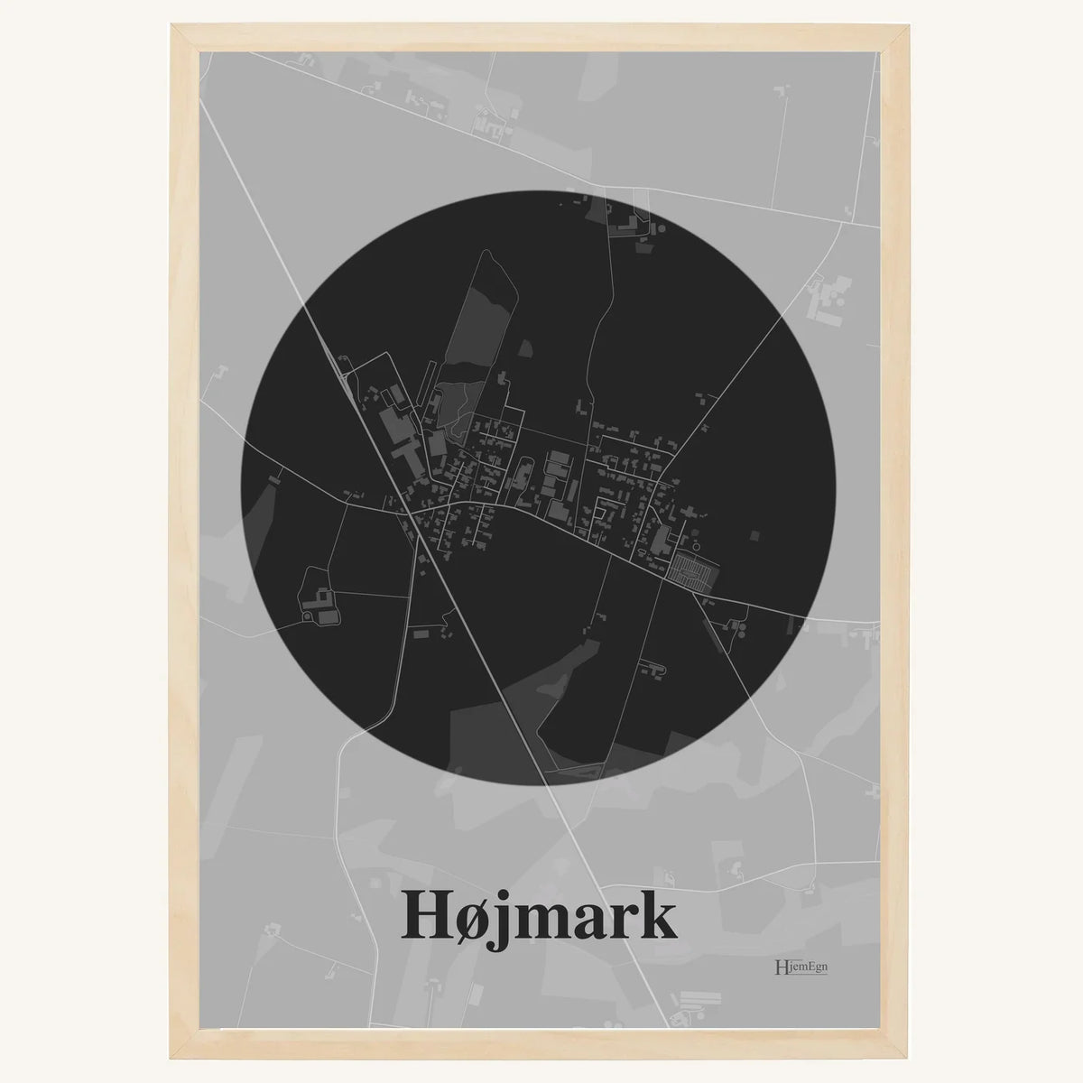 Højmark plakat – Centrum 2026 – Mørk grå