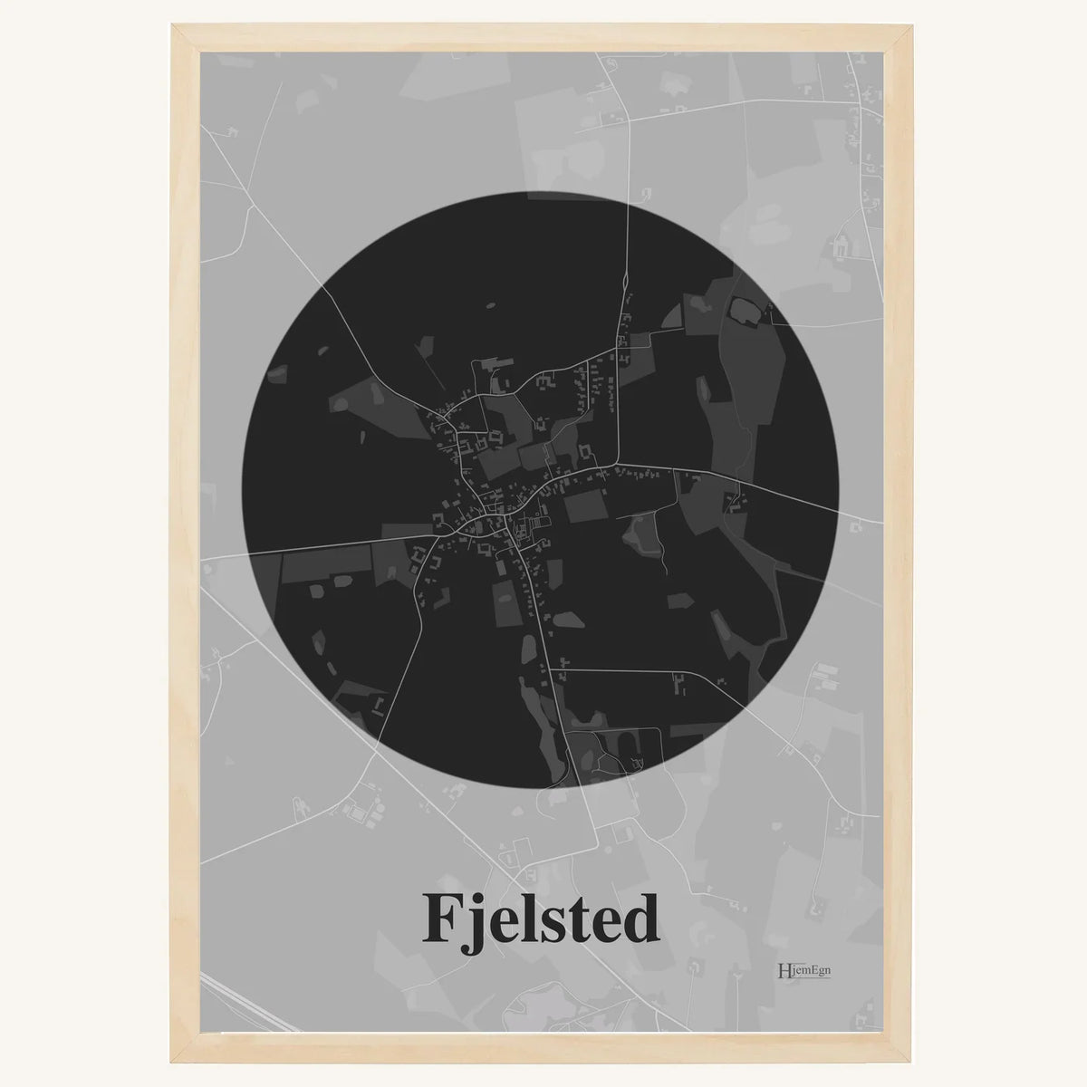 Fjelsted plakat – Centrum 2026 – Mørk grå