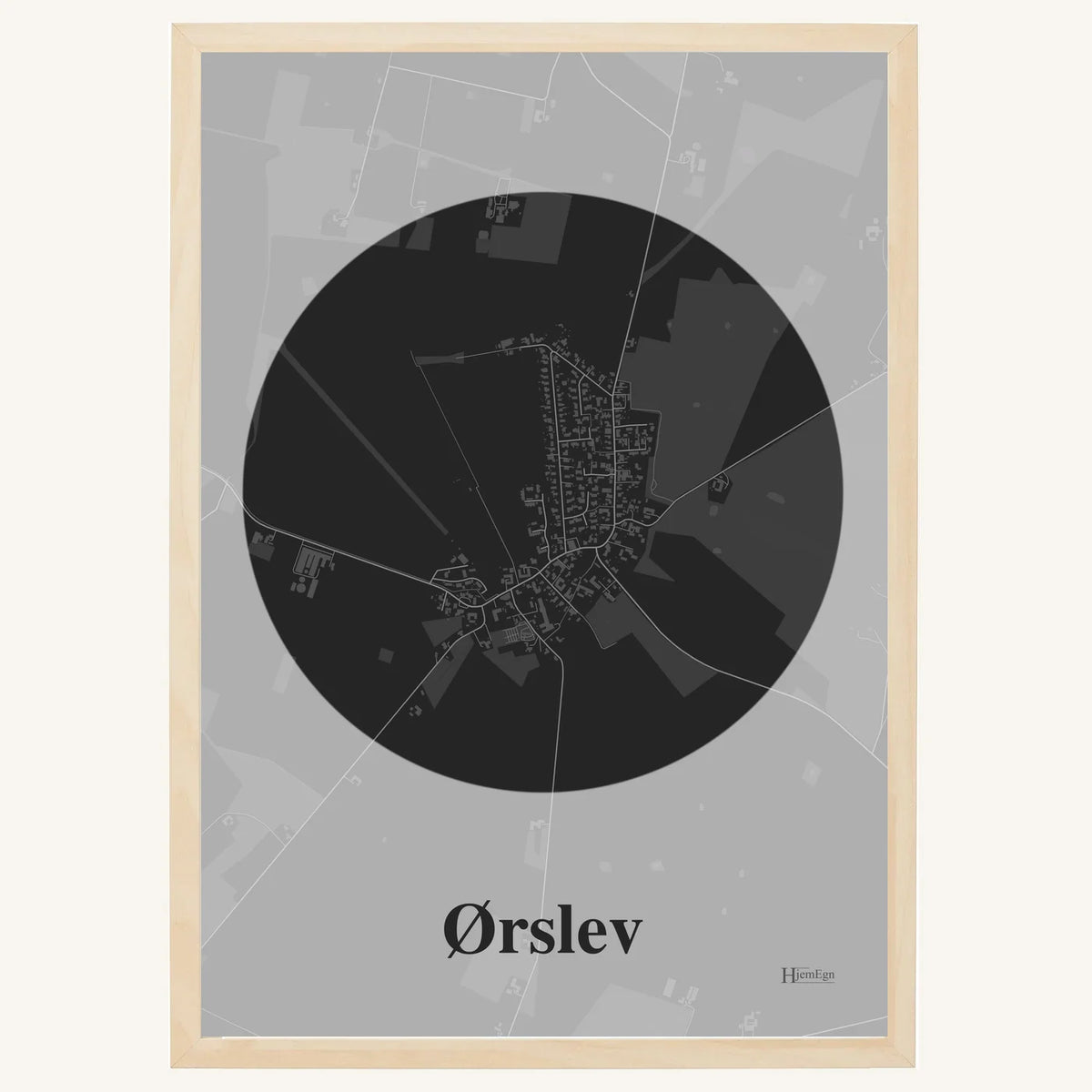 Ørslev plakat – Centrum 2026 – Mørk grå