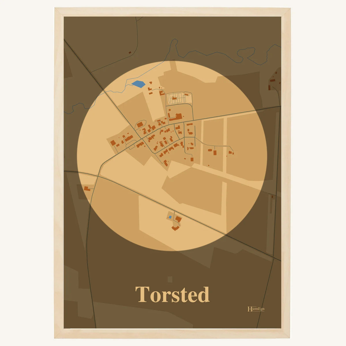 Torsted plakat – Centrum 2026 – Lys pastel brun