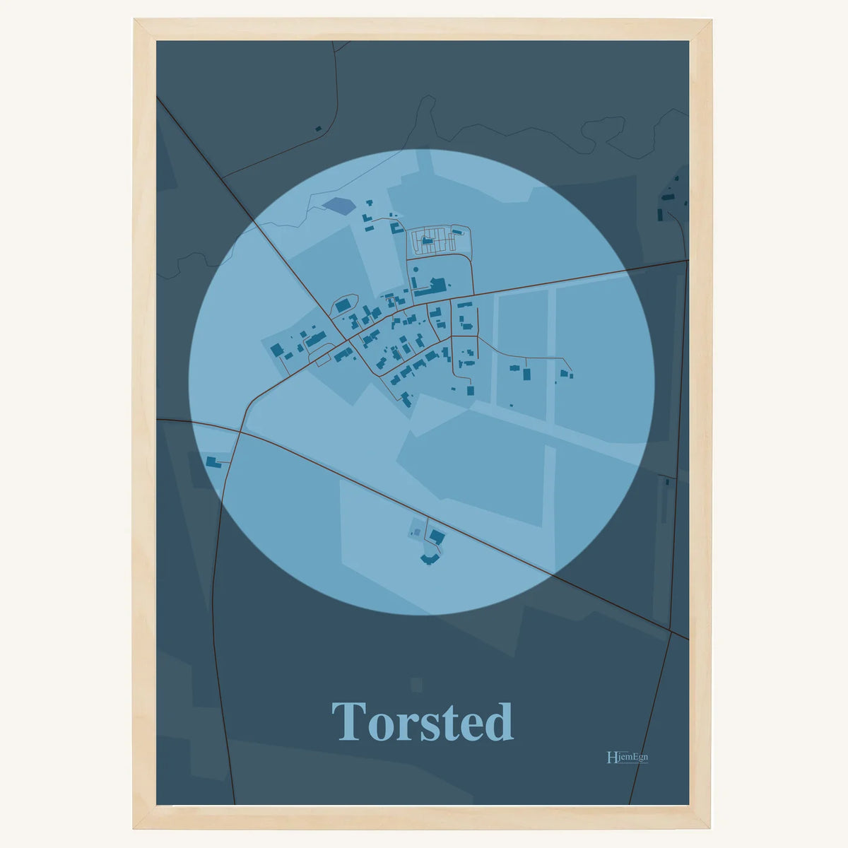 Torsted plakat – Centrum 2026 – Lys pastel blå