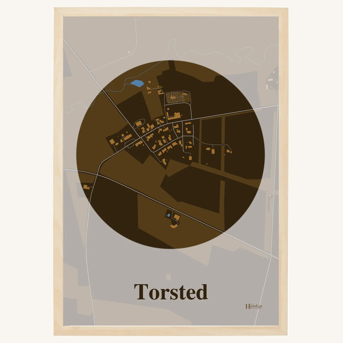 Torsted plakat – Centrum 2026 – Mørk brun