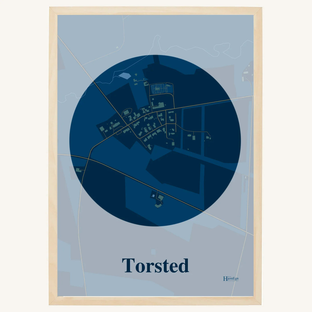 Torsted plakat – Centrum 2026 – Mørk blå