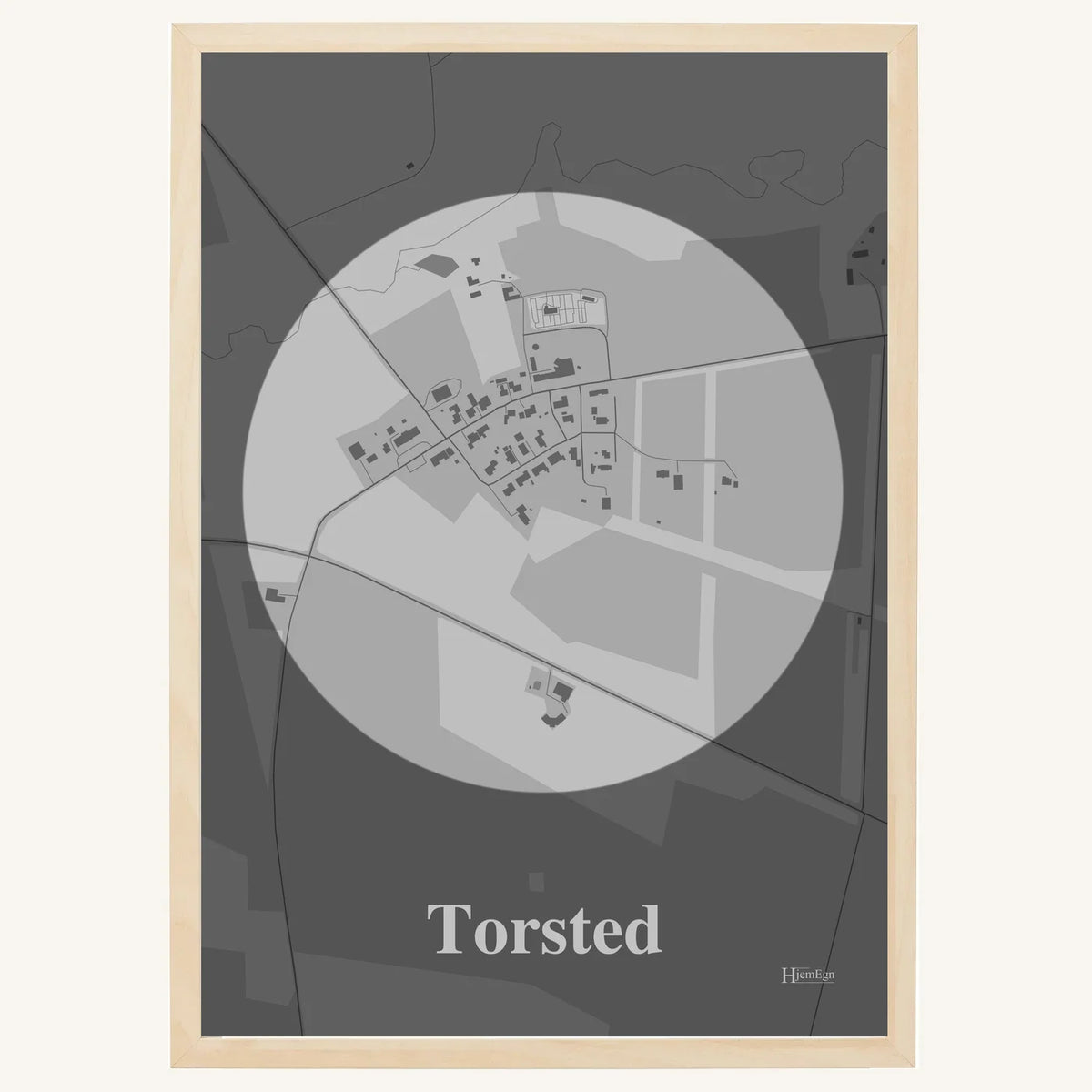 Torsted plakat – Centrum 2026 – Lys pastel grå