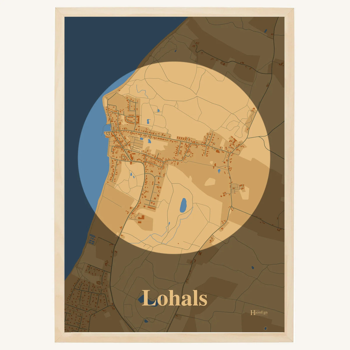 Lohals plakat – Centrum 2026 – Lys pastel brun