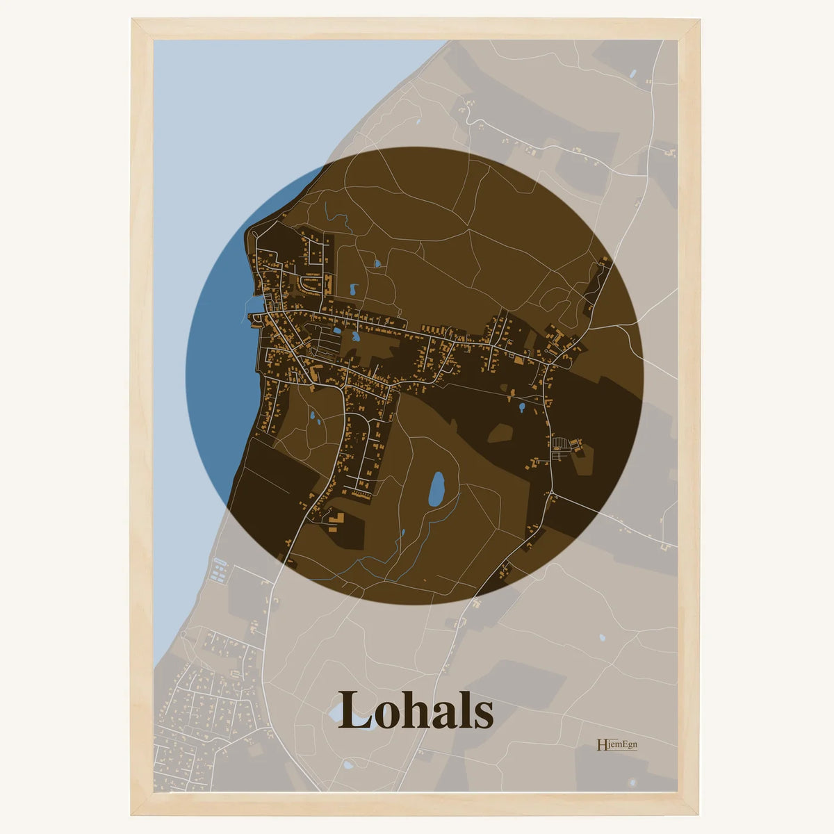 Lohals plakat – Centrum 2026 – Mørk brun
