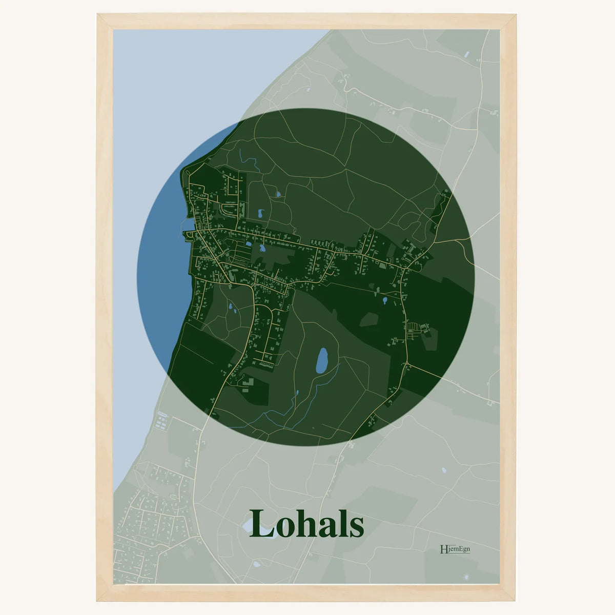 Lohals plakat – Centrum 2026 – Mørk grøn