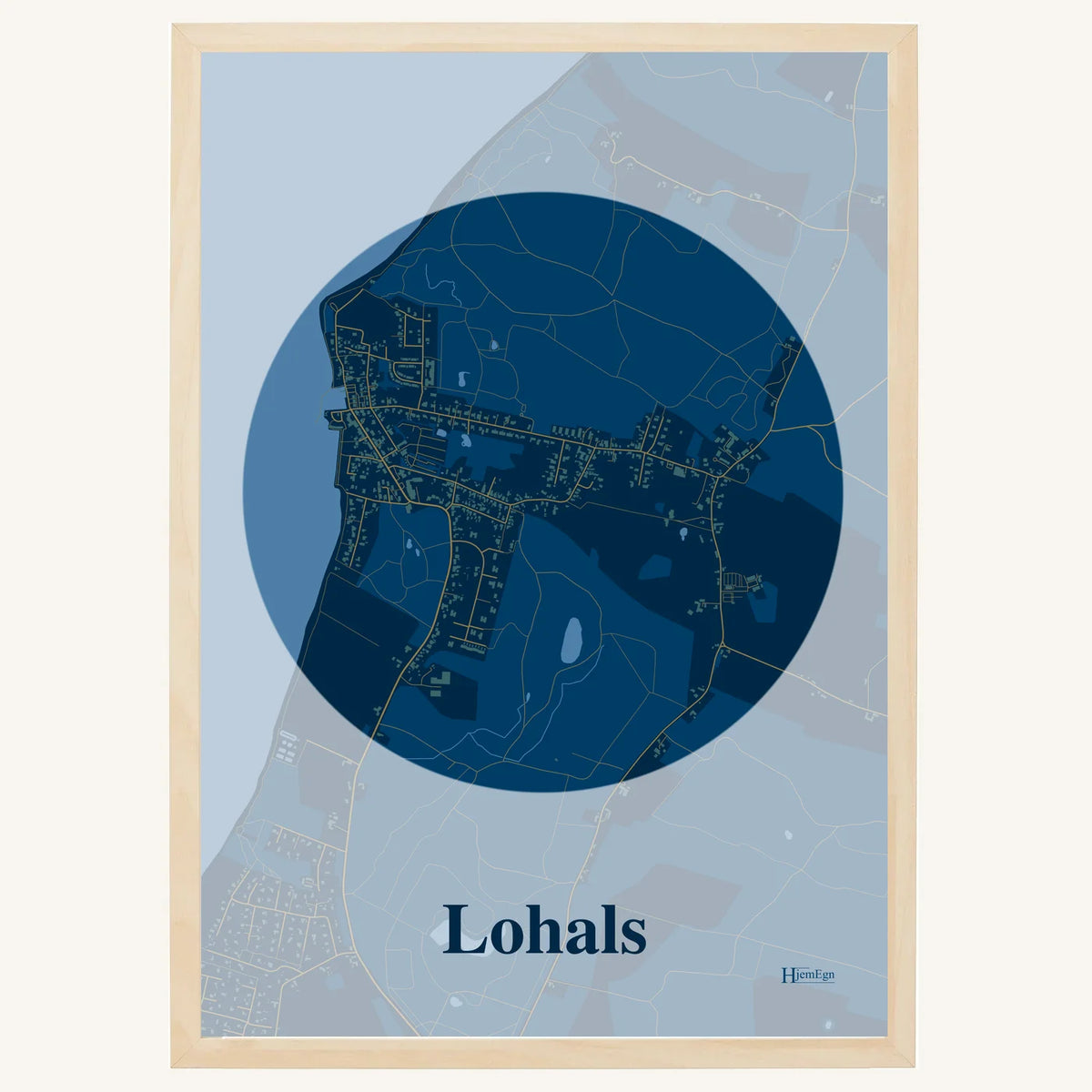 Lohals plakat – Centrum 2026 – Mørk blå
