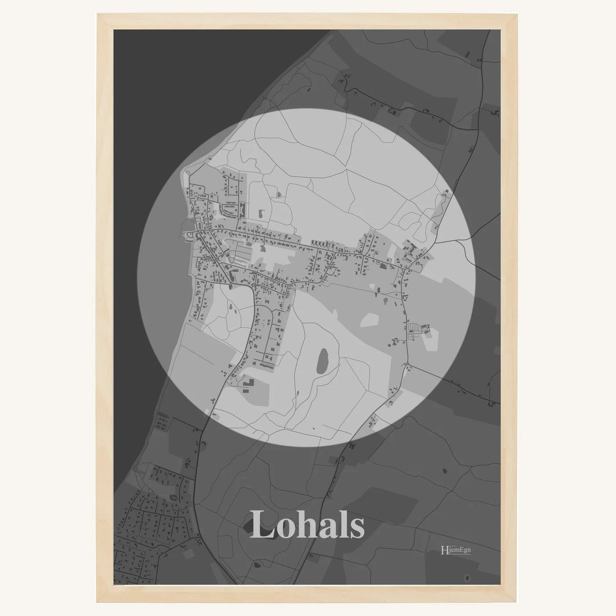 Lohals plakat – Centrum 2026 – Lys pastel grå