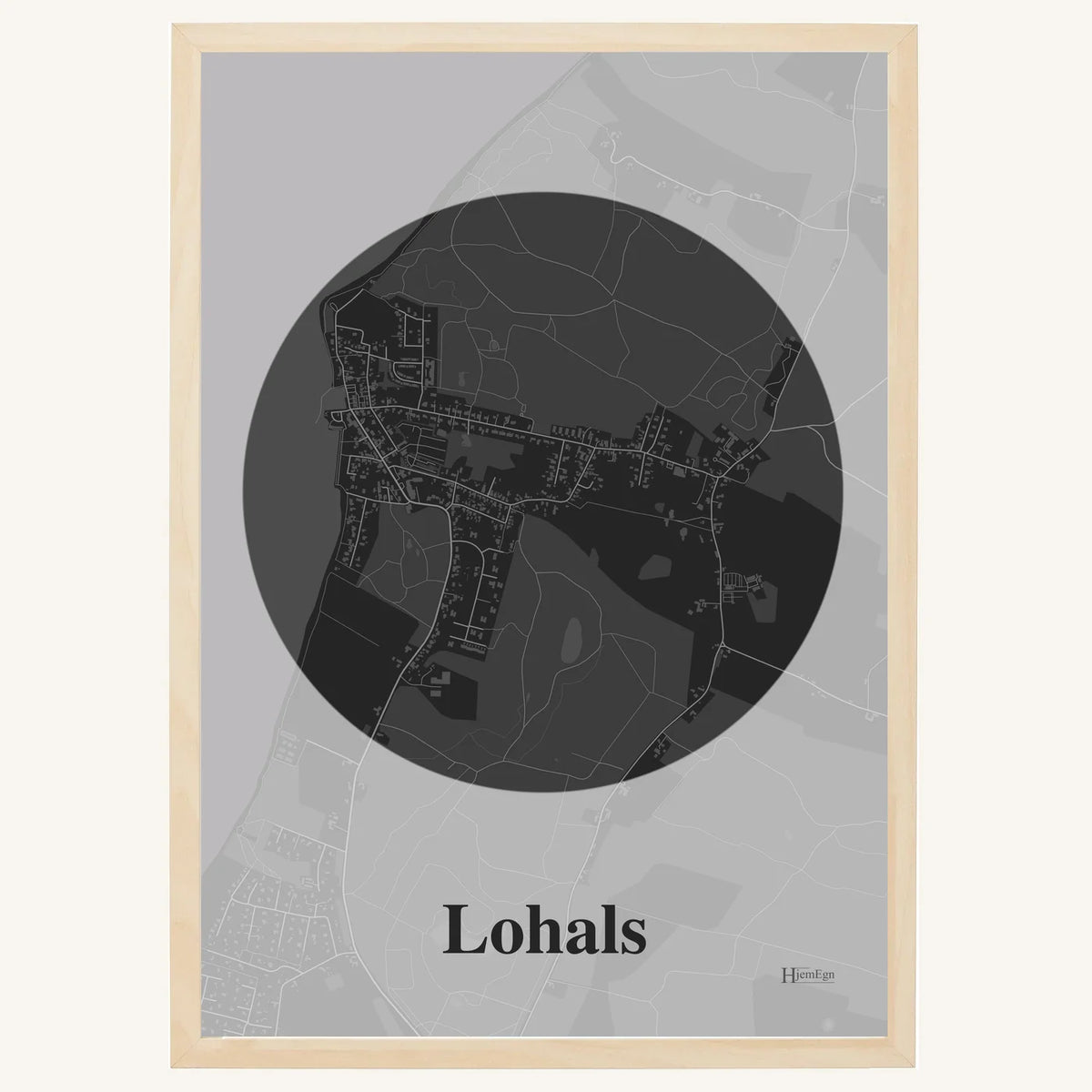 Lohals plakat – Centrum 2026 – Mørk grå