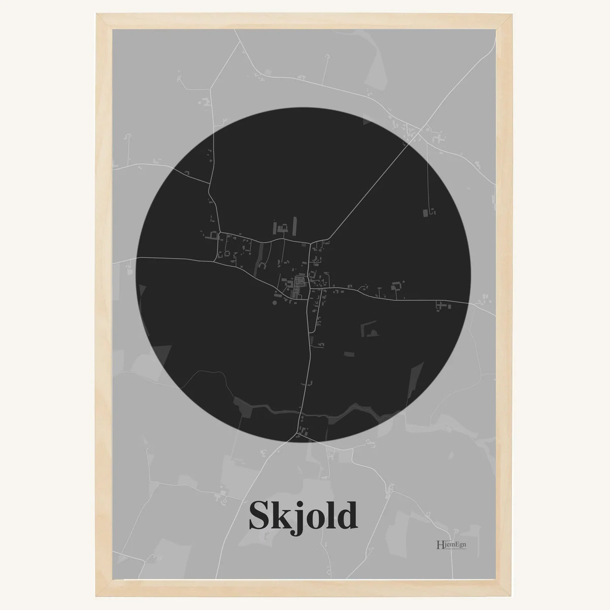 Skjold plakat – Centrum 2026 – Mørk grå
