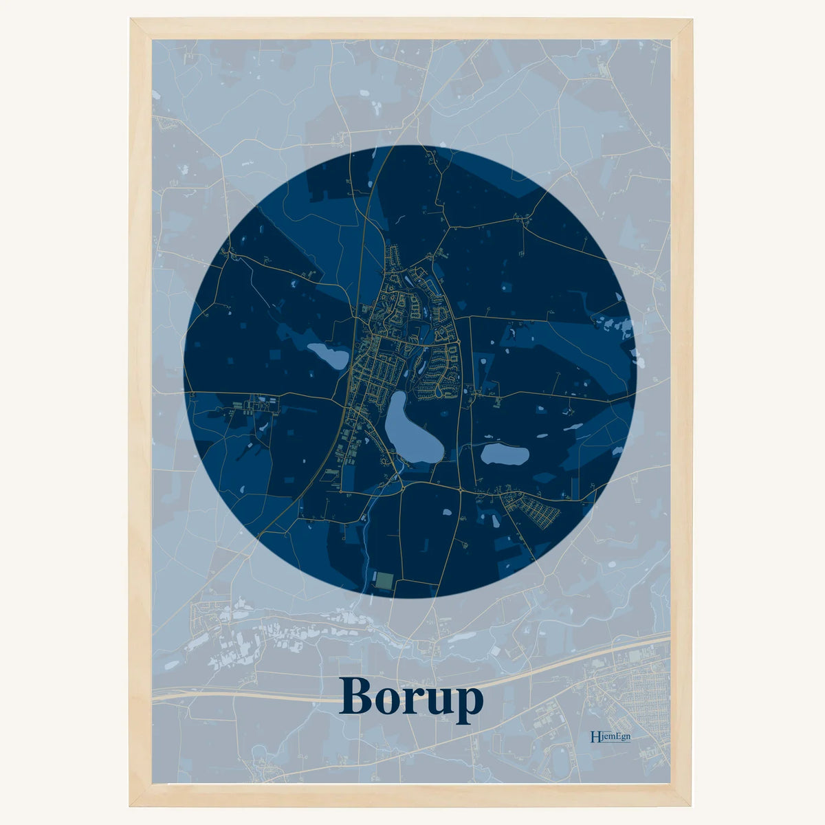 Borup plakat – Centrum 2026 – Mørk blå