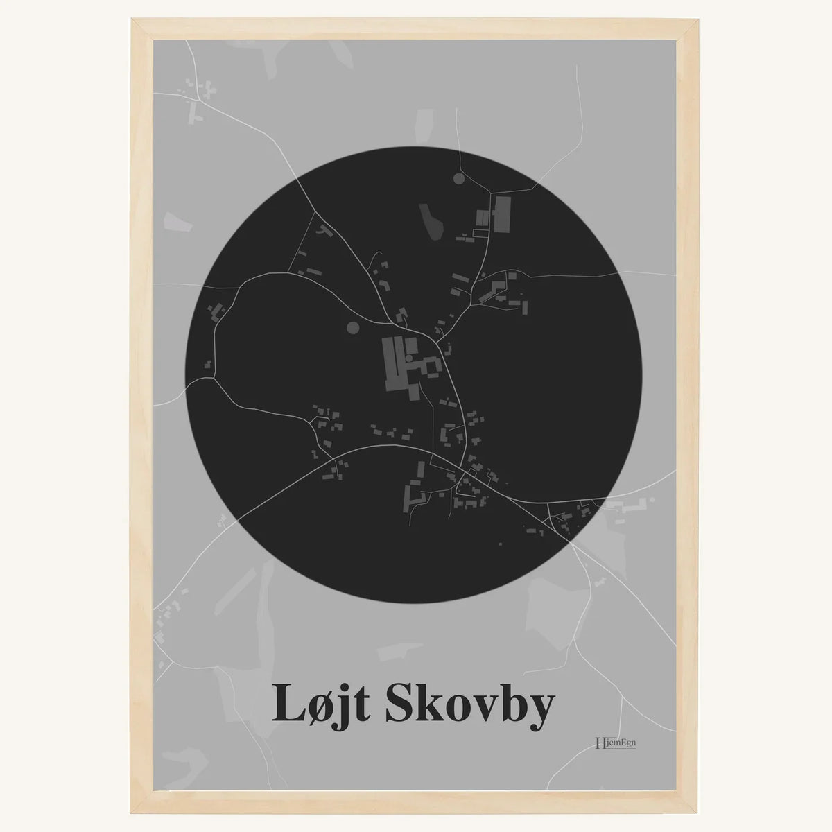 Løjt Skovby plakat – Centrum 2026 – Mørk grå