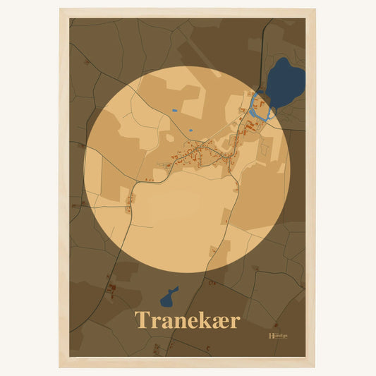 Tranekær plakat – Centrum 2026 – Lys pastel brun