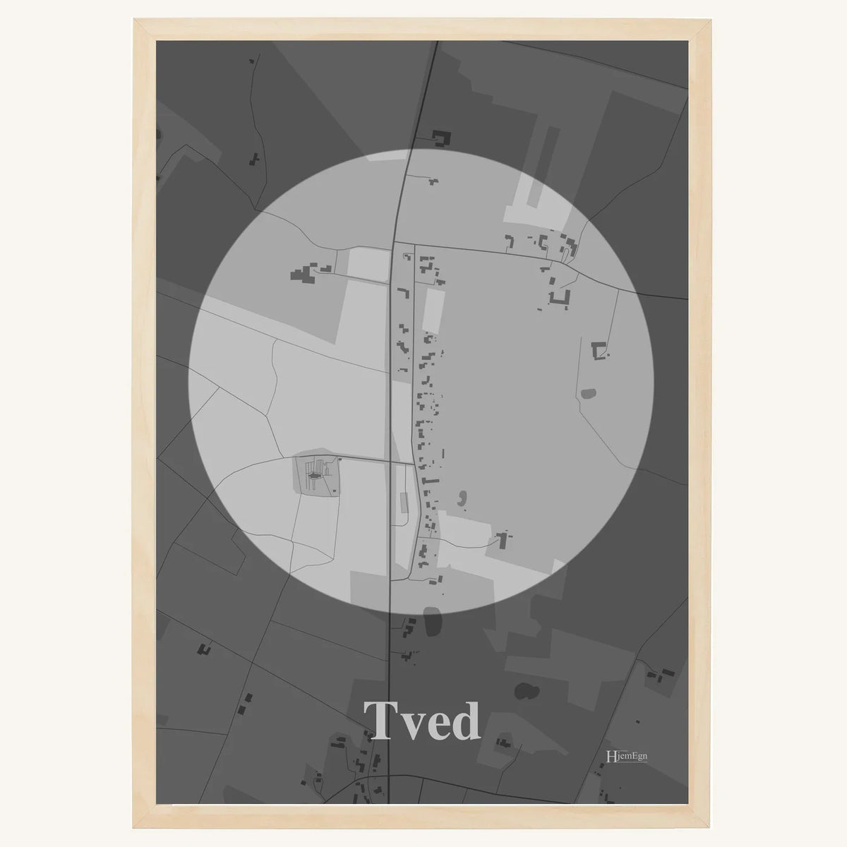 Tved plakat – Centrum 2026 – Lys pastel grå