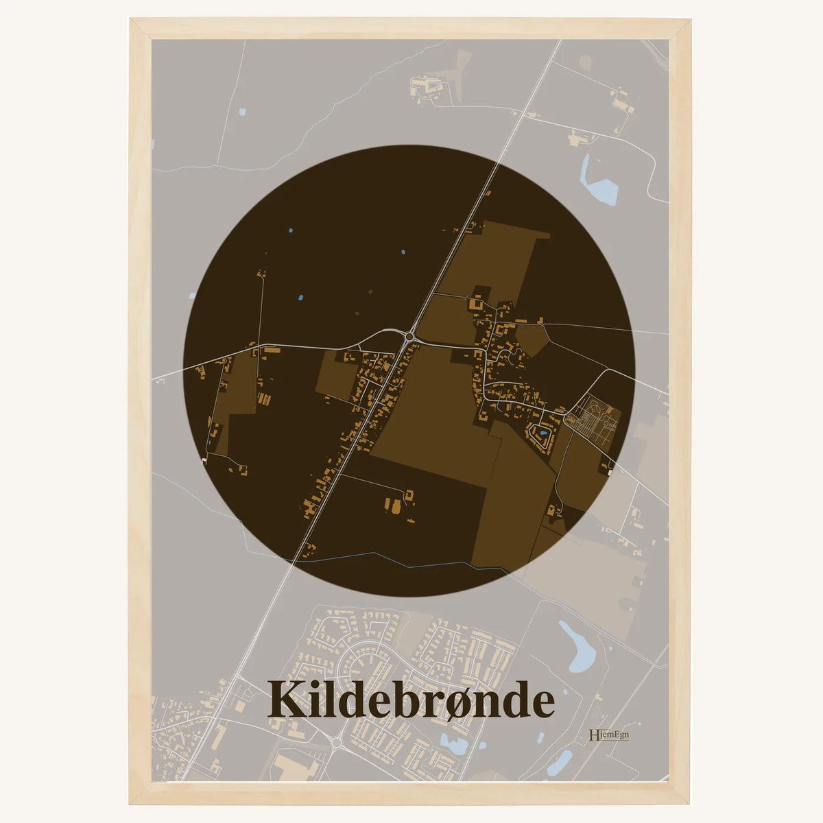Kildebrønde plakat – Centrum 2026 – Mørk brun