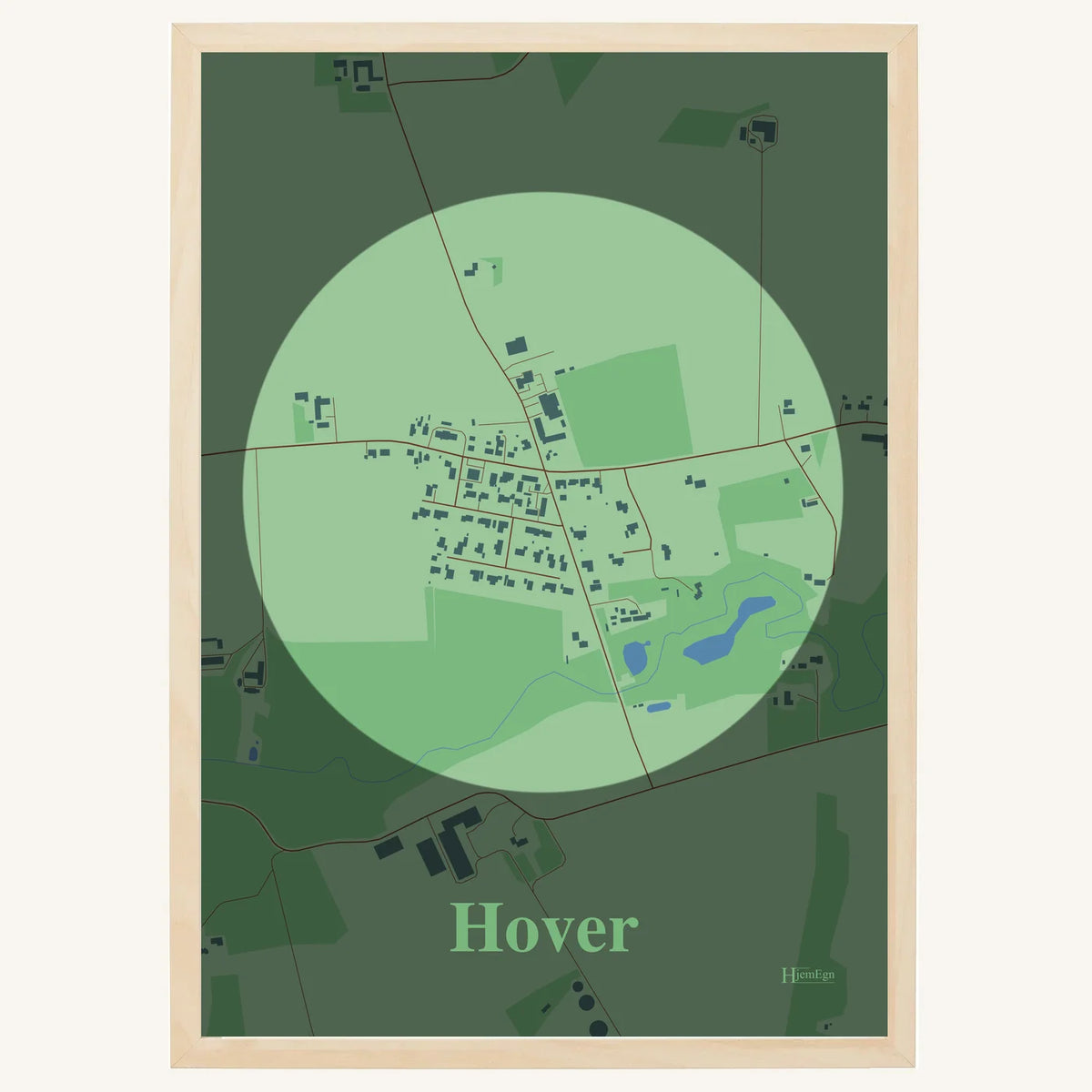 Hover plakat – Centrum 2026 – Lys pastel grøn