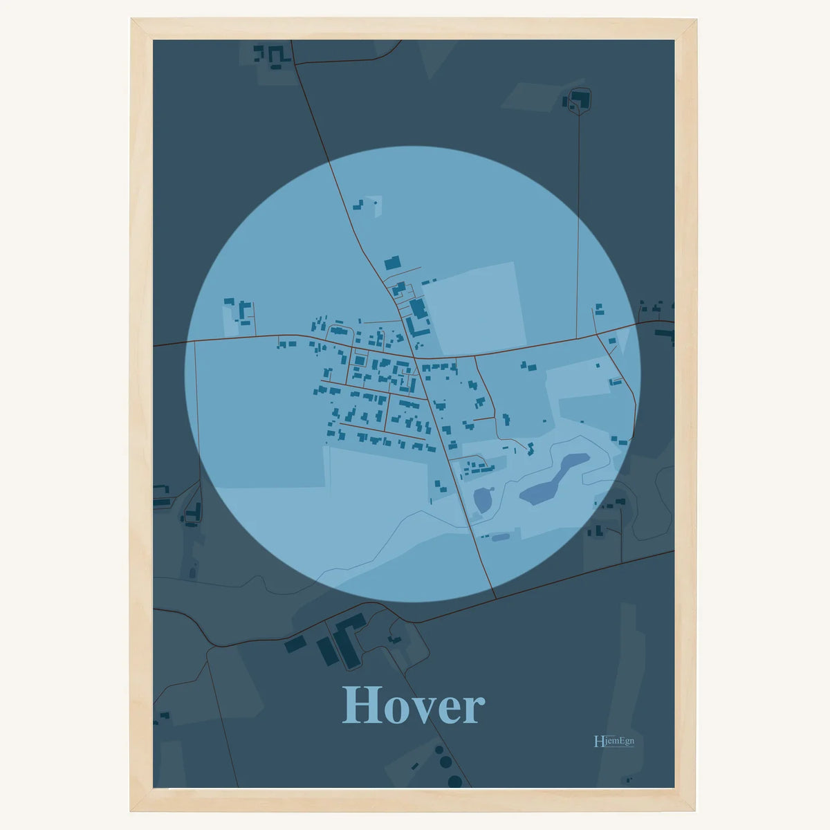Hover plakat – Centrum 2026 – Lys pastel blå