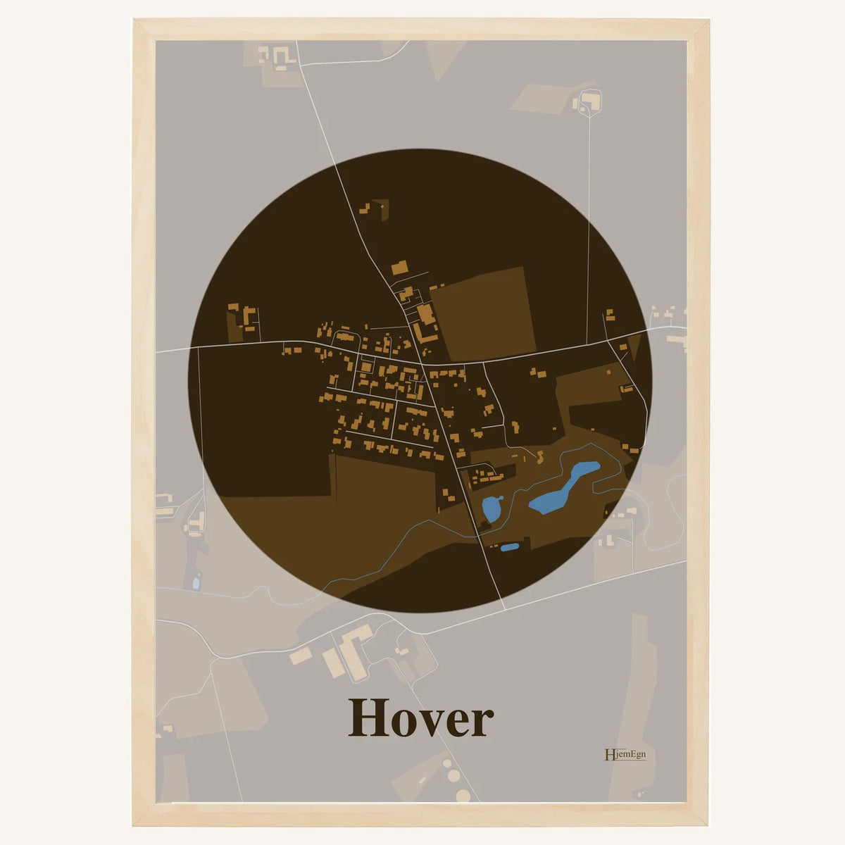 Hover plakat – Centrum 2026 – Mørk brun
