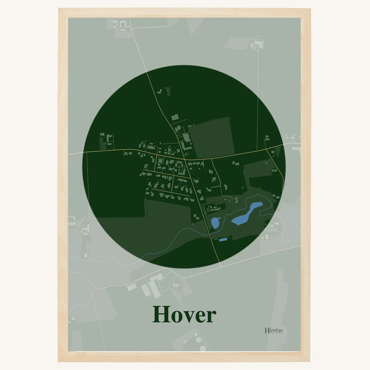 Hover plakat – Centrum 2026 – Mørk grøn