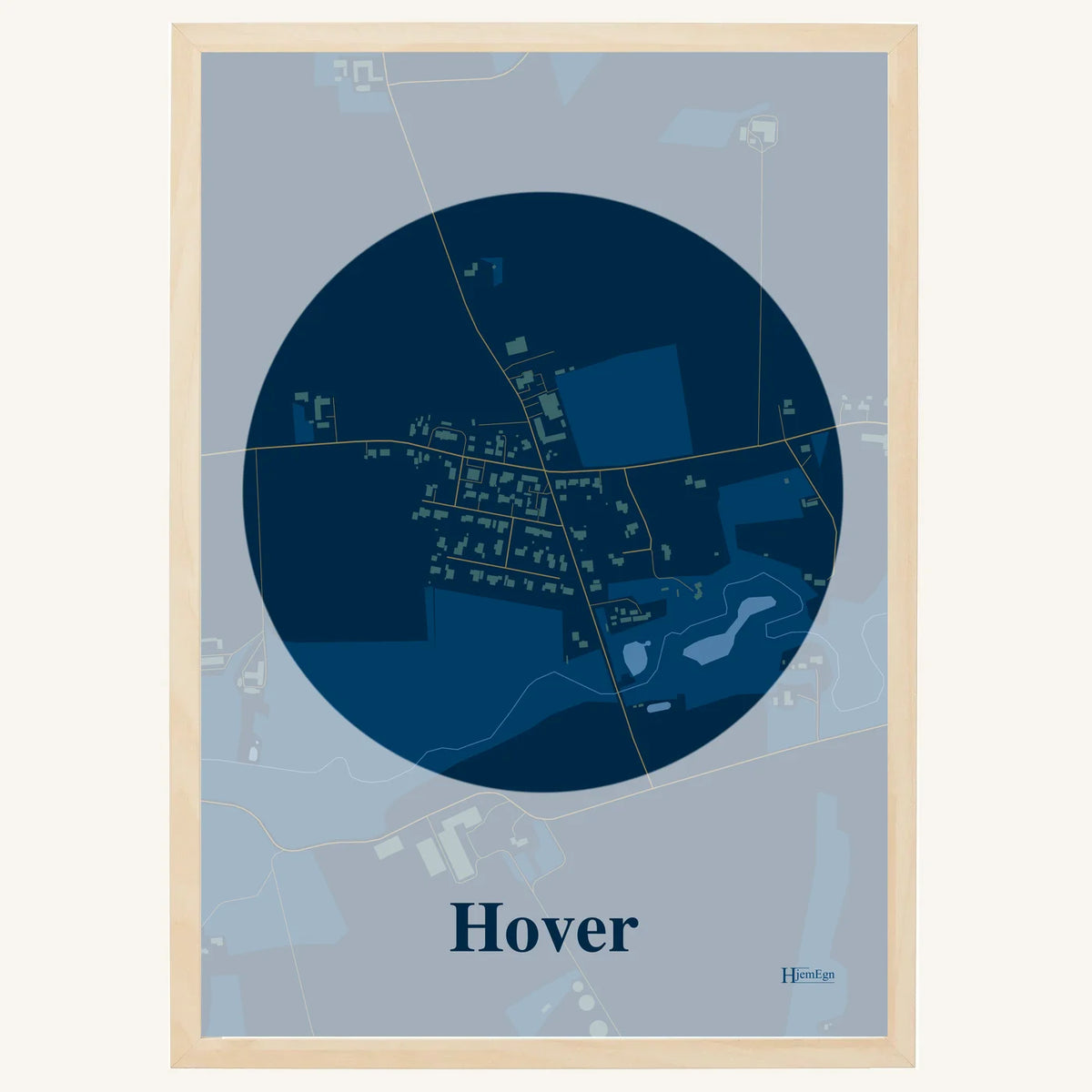 Hover plakat – Centrum 2026 – Mørk blå