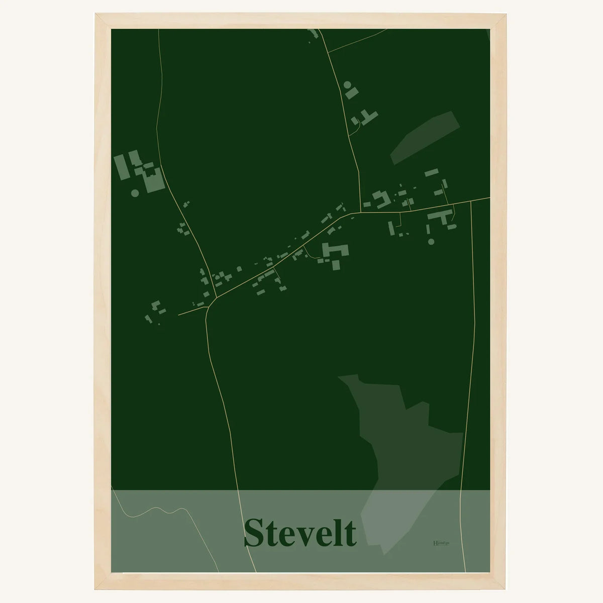Stevelt plakat – Firkantet 2026 – Mørk grøn