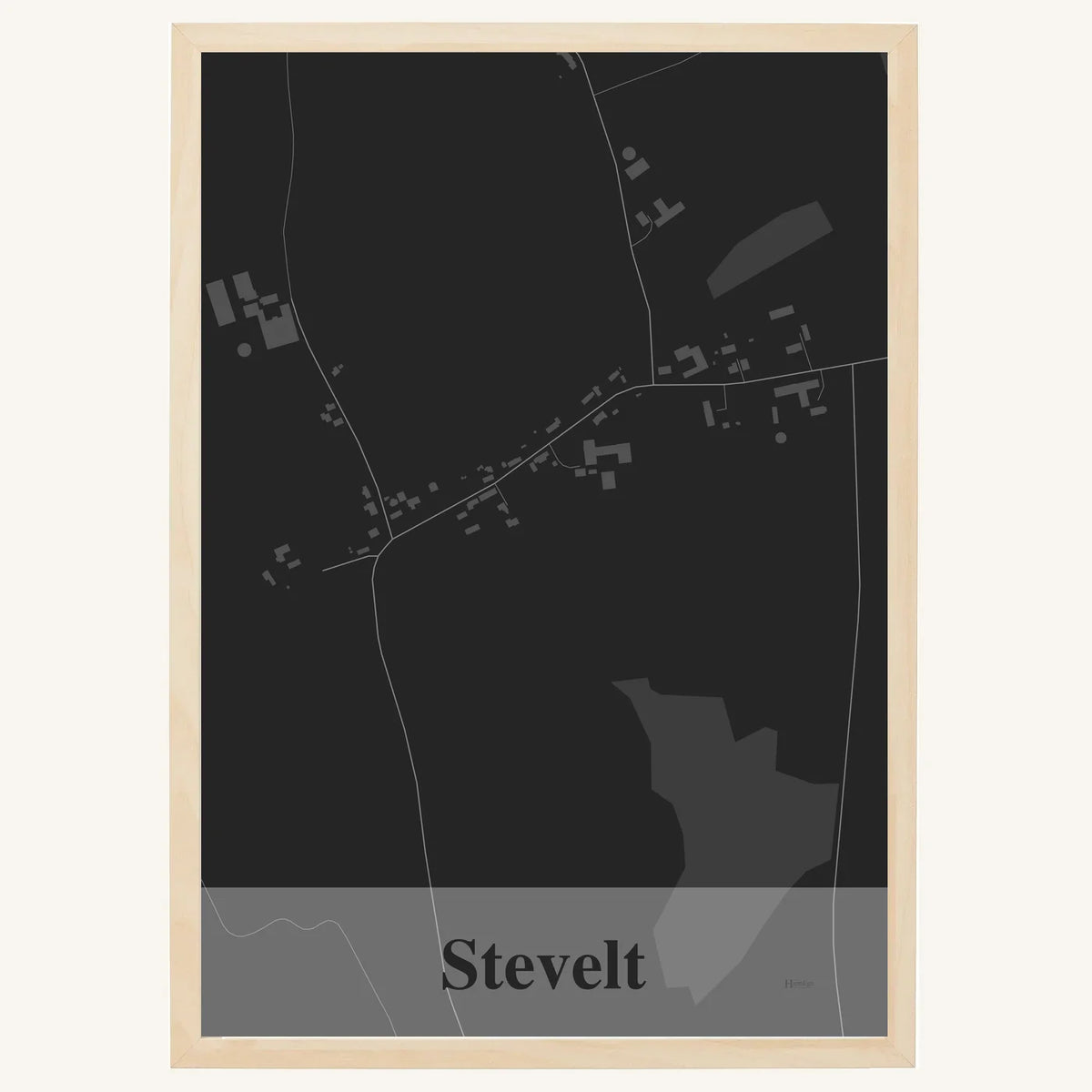 Stevelt plakat – Firkantet 2026 – Mørk grå
