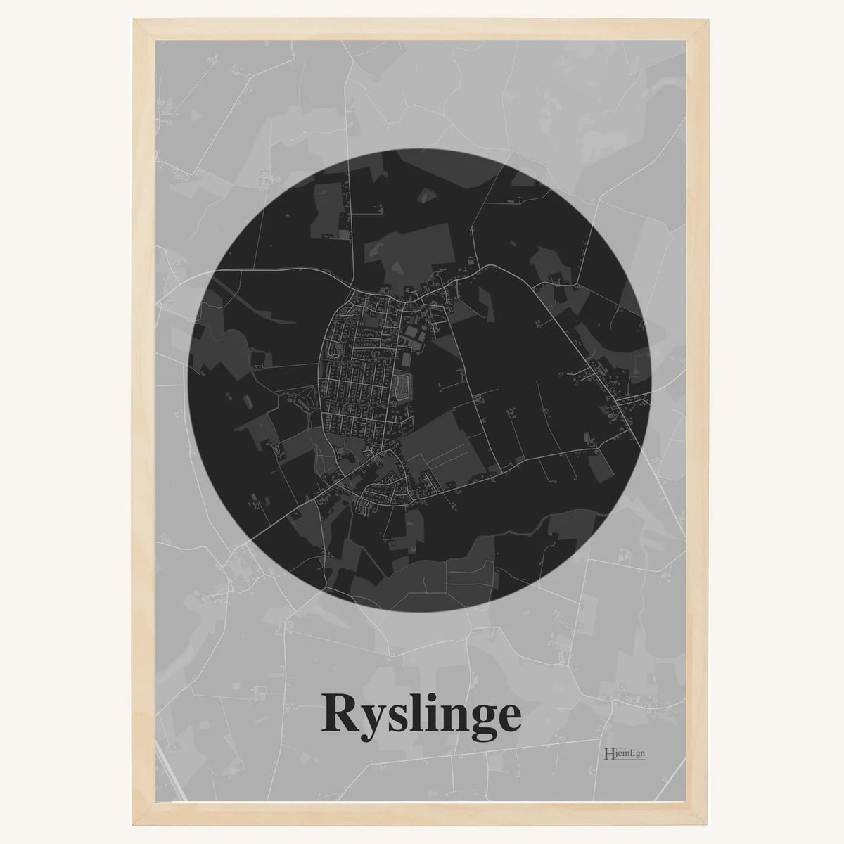 Ryslinge plakat – Centrum 2026 – Mørk grå