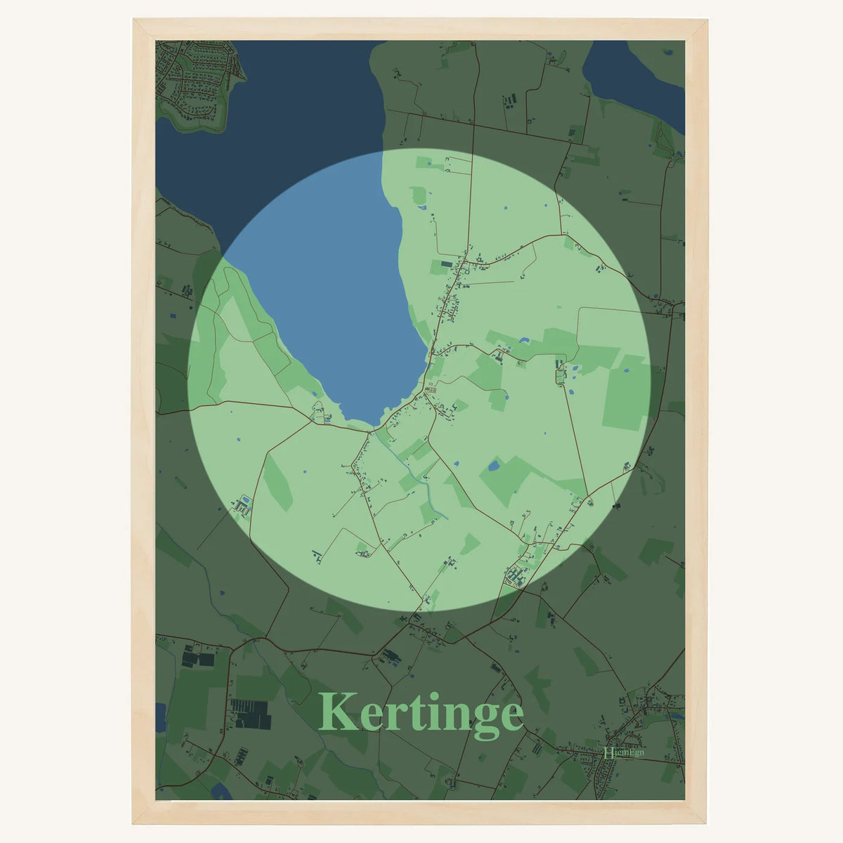 Kertinge plakat – Centrum 2026 – Lys pastel grøn