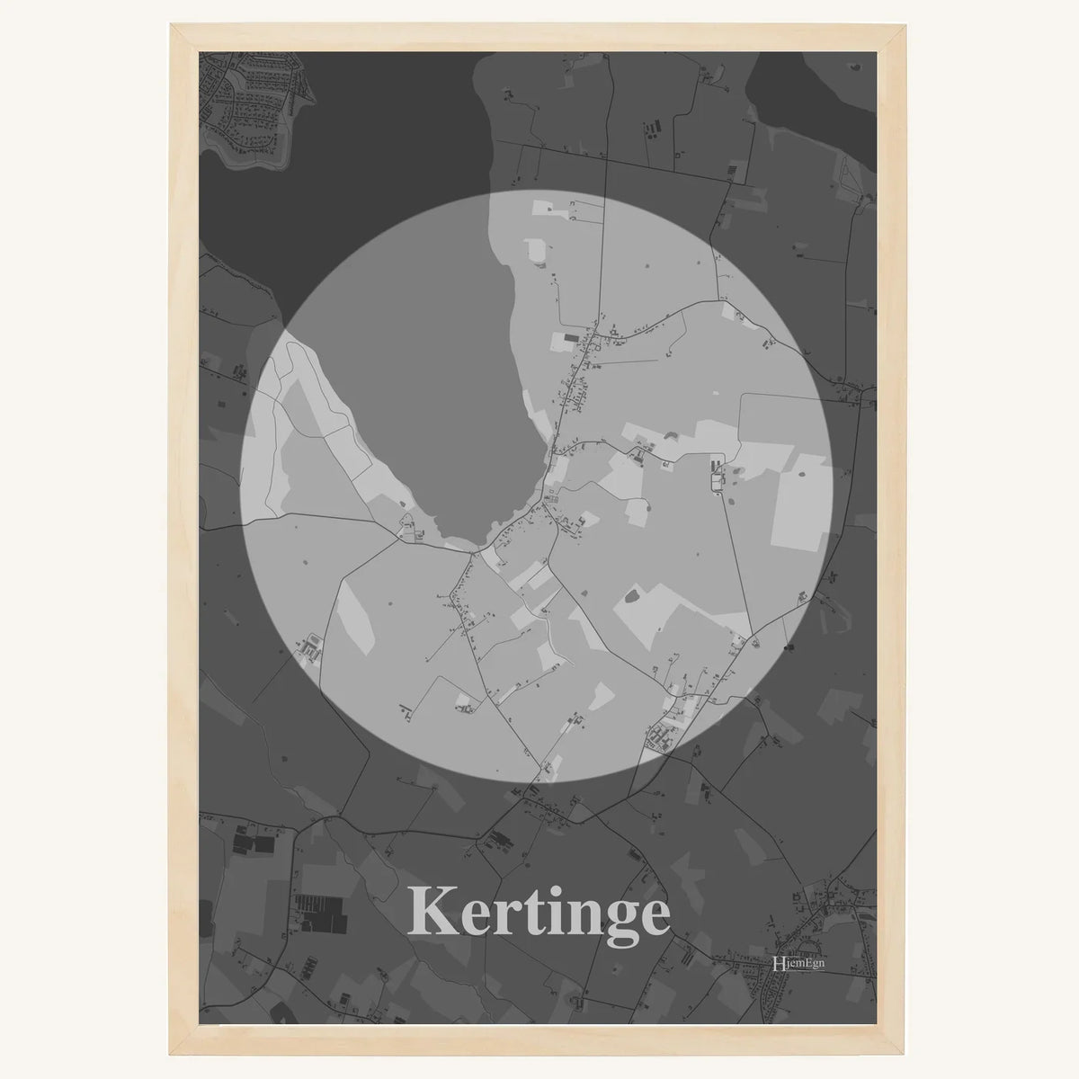 Kertinge plakat – Centrum 2026 – Lys pastel grå