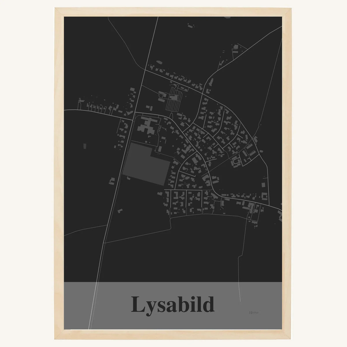 Lysabild plakat – Firkantet 2026 – Mørk grå