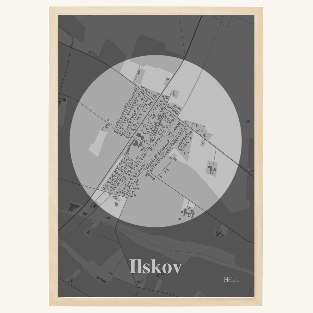 Ilskov plakat – Centrum 2026 – Lys pastel grå