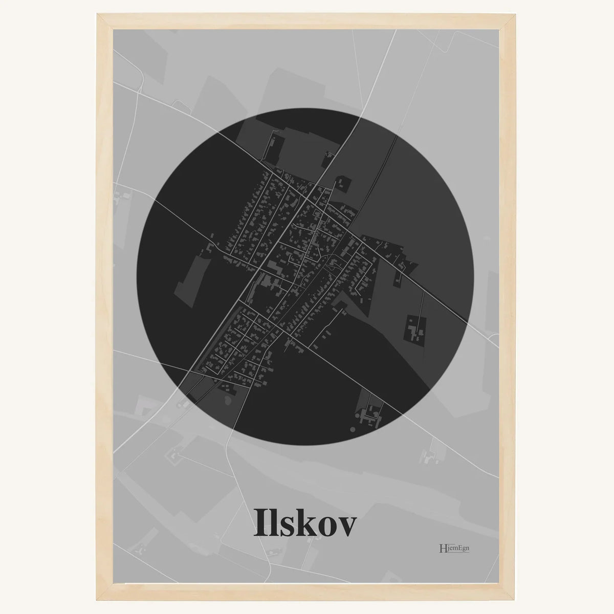 Ilskov plakat – Centrum 2026 – Mørk grå