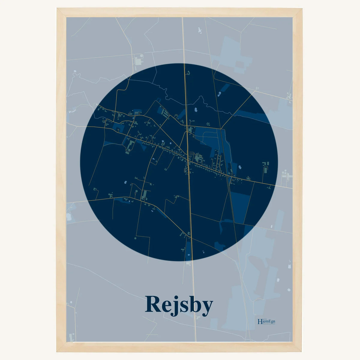 Rejsby plakat – Centrum 2026 – Mørk blå