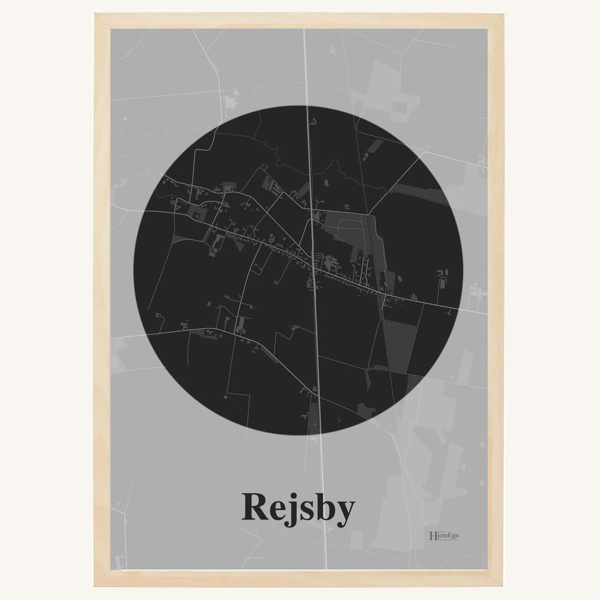 Rejsby plakat – Centrum 2026 – Mørk grå