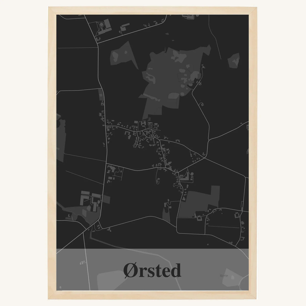 Ørsted plakat – Firkantet 2026 – Mørk grå