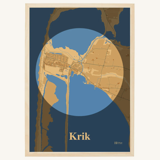 Krik plakat – Centrum 2026 – Lys pastel brun