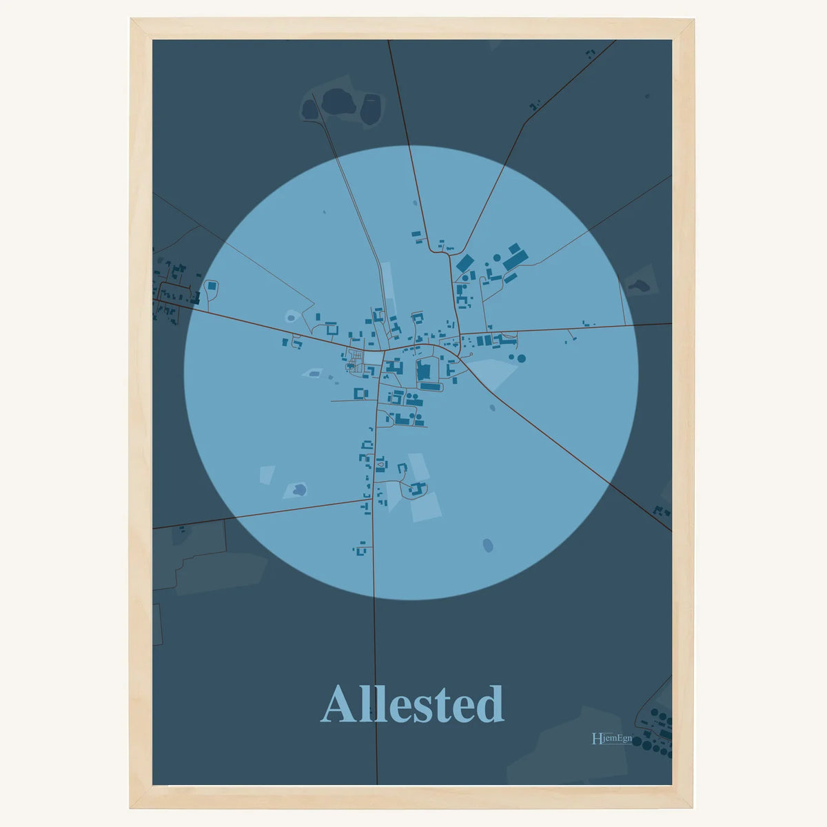 Allested plakat – Centrum 2026 – Lys pastel blå