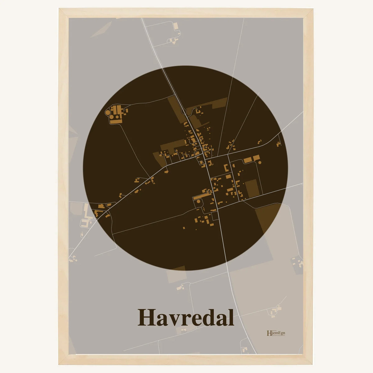 Havredal plakat – Centrum 2026 – Mørk brun