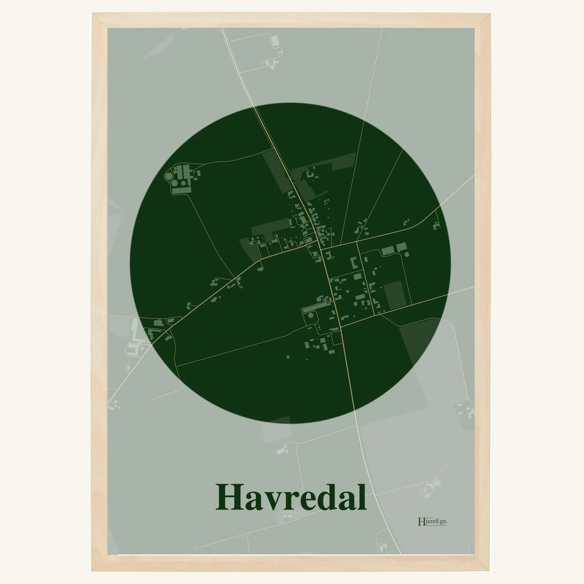 Havredal plakat – Centrum 2026 – Mørk grøn