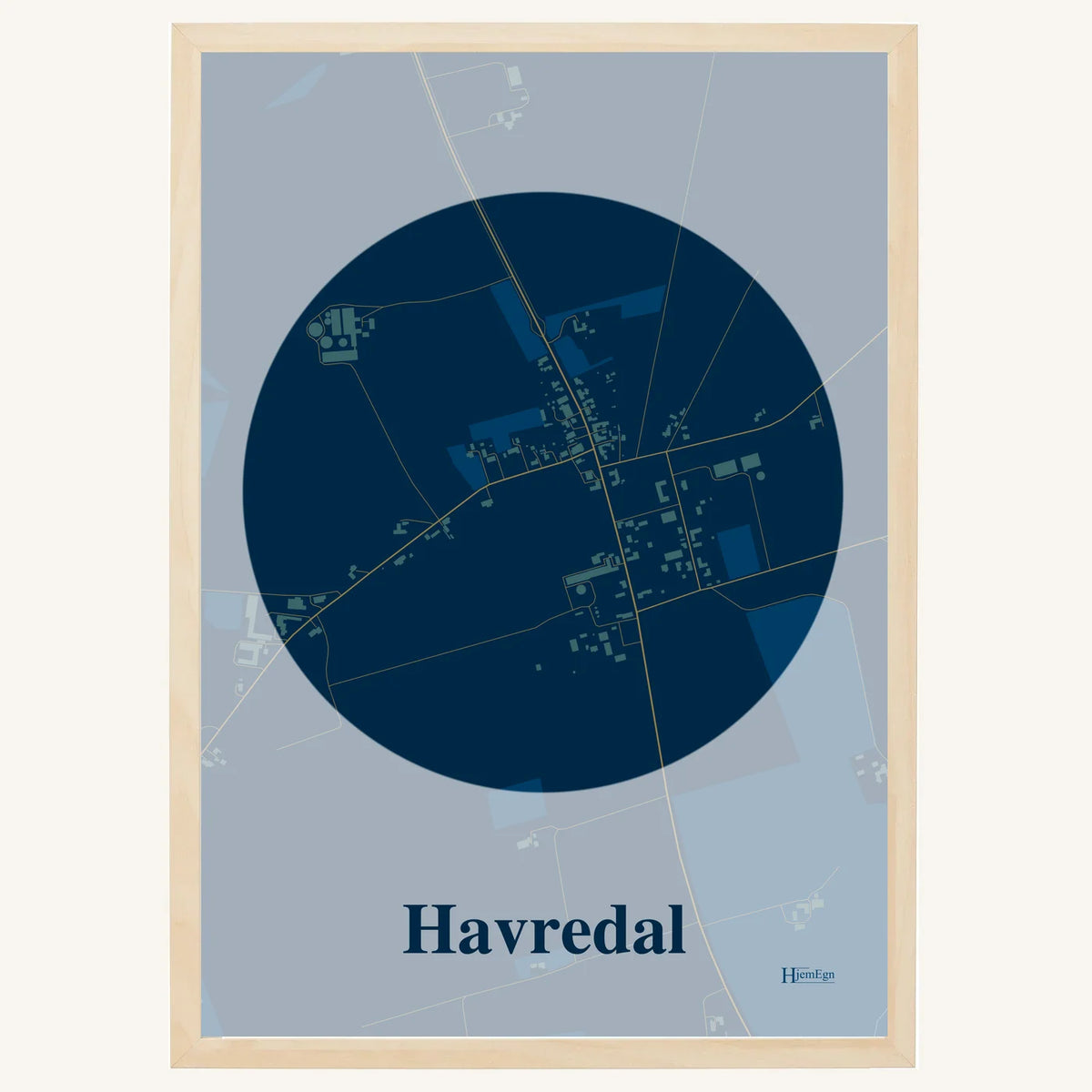 Havredal plakat – Centrum 2026 – Mørk blå