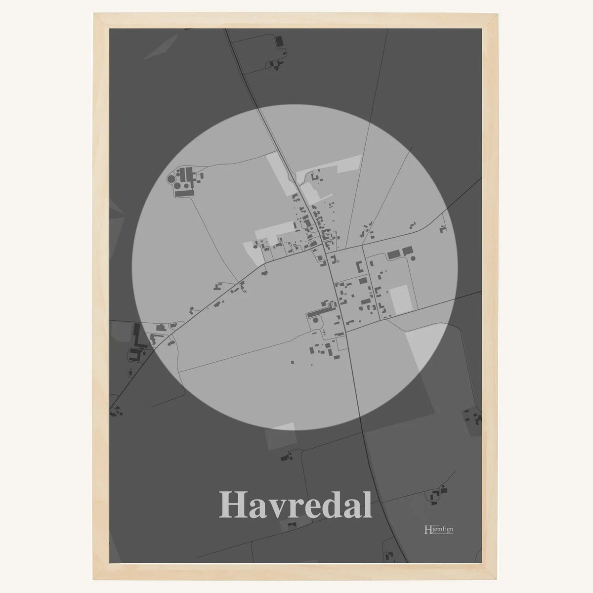 Havredal plakat – Centrum 2026 – Lys pastel grå